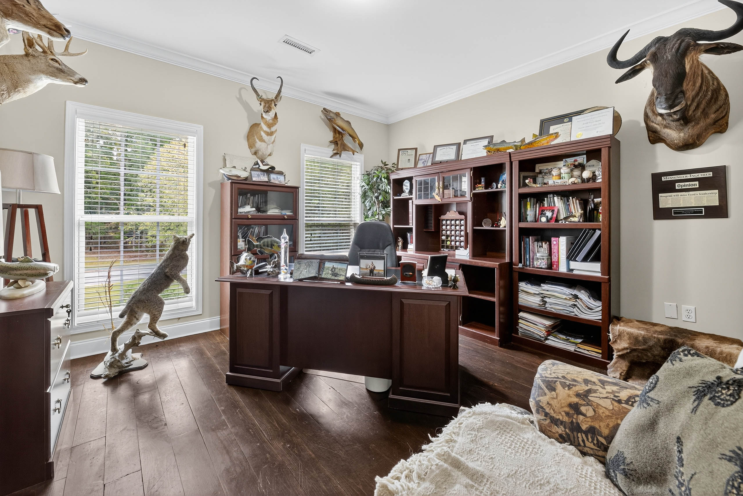 Private Office — River Run riverfront estate