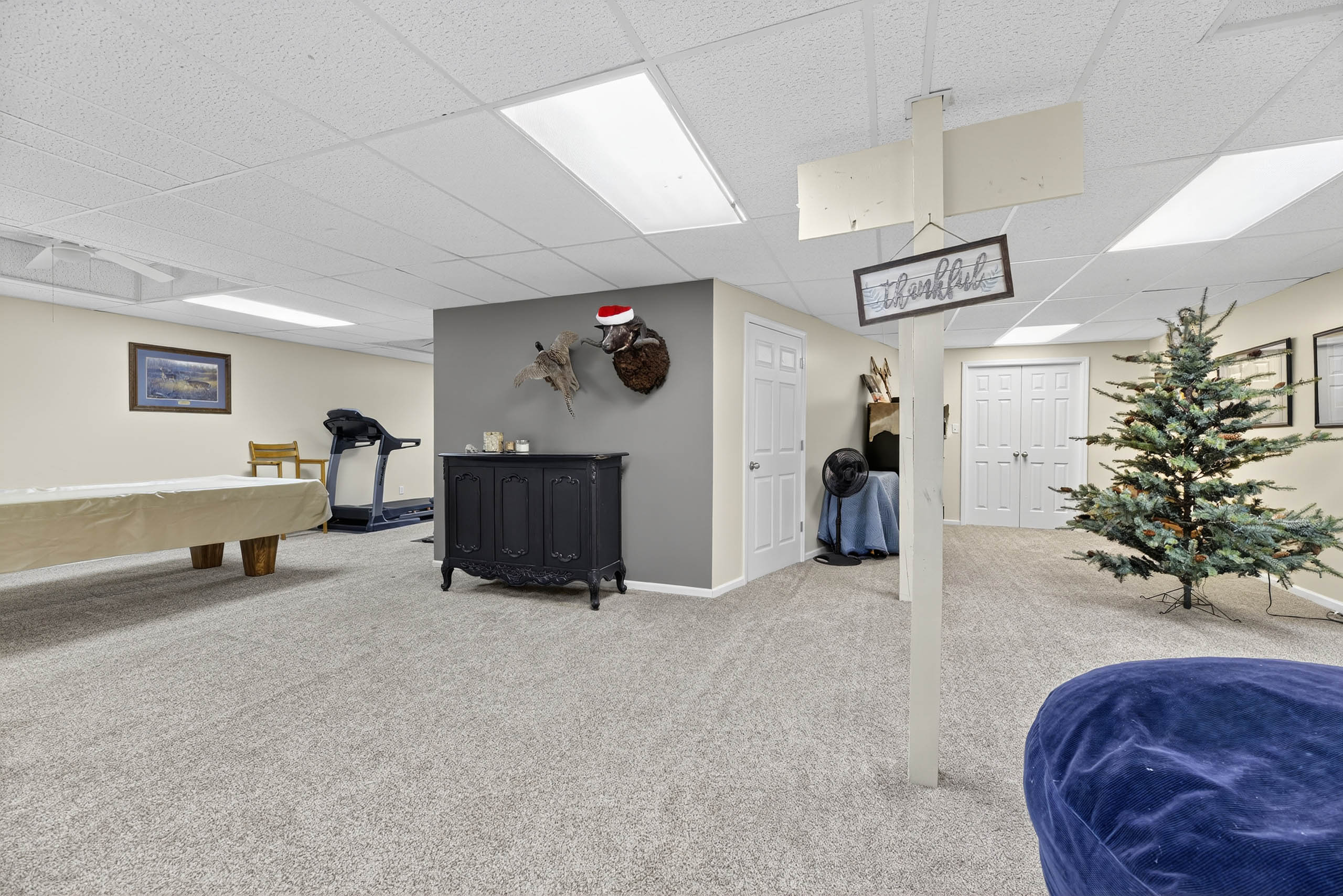 Game Room & Gym — River Run riverfront estate