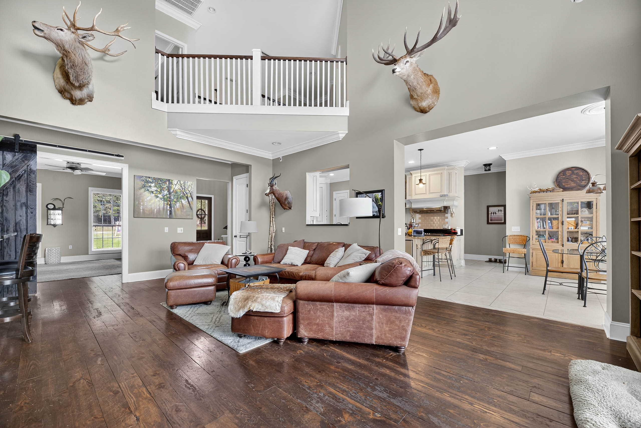 The Great Room · Open Concept — River Run riverfront estate