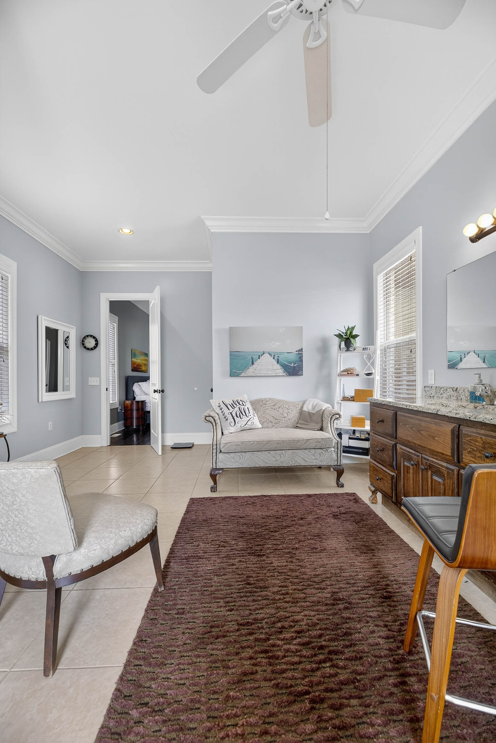 The Sitting Area — River Run riverfront estate