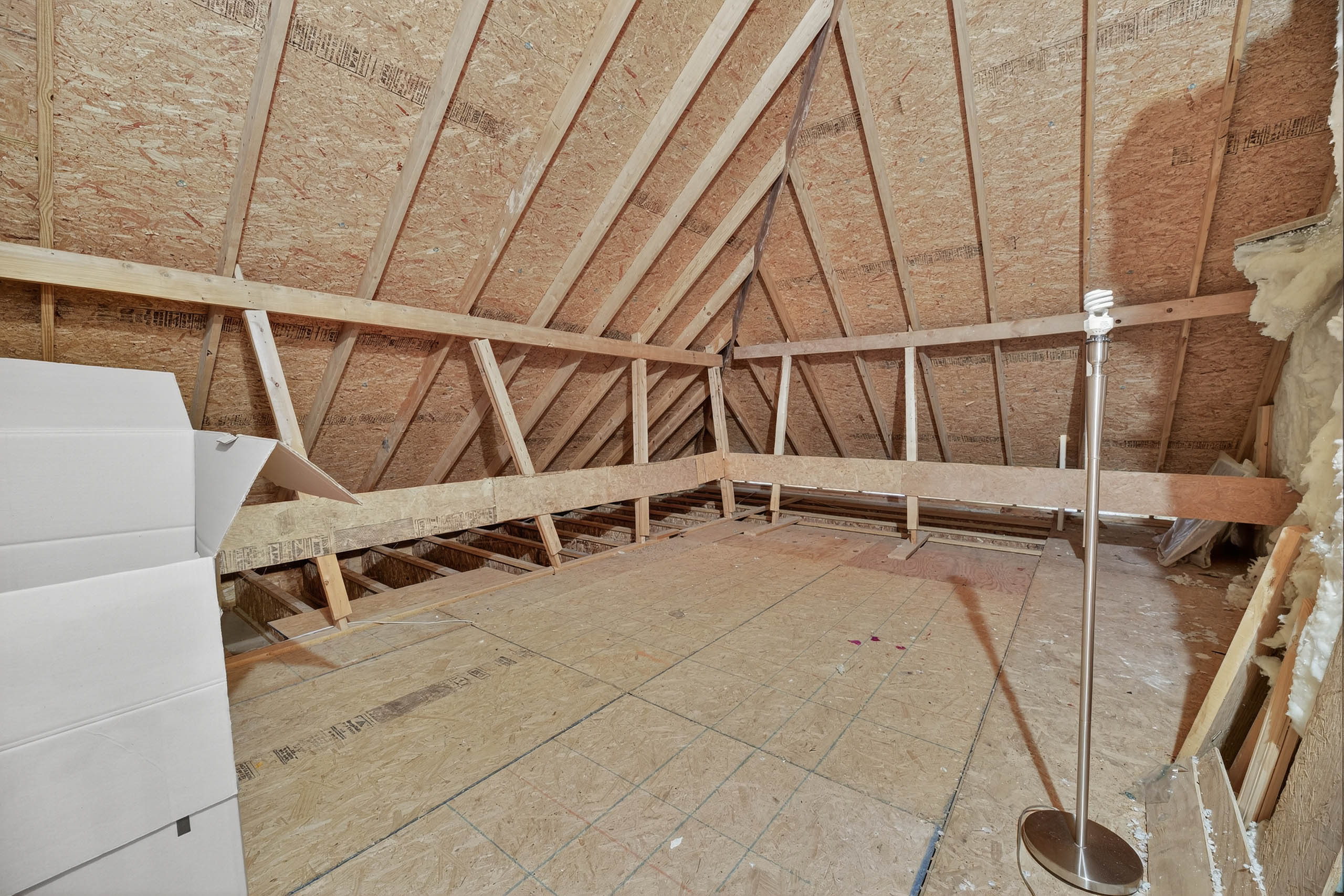 Walk-In Attic Storage — River Run riverfront estate