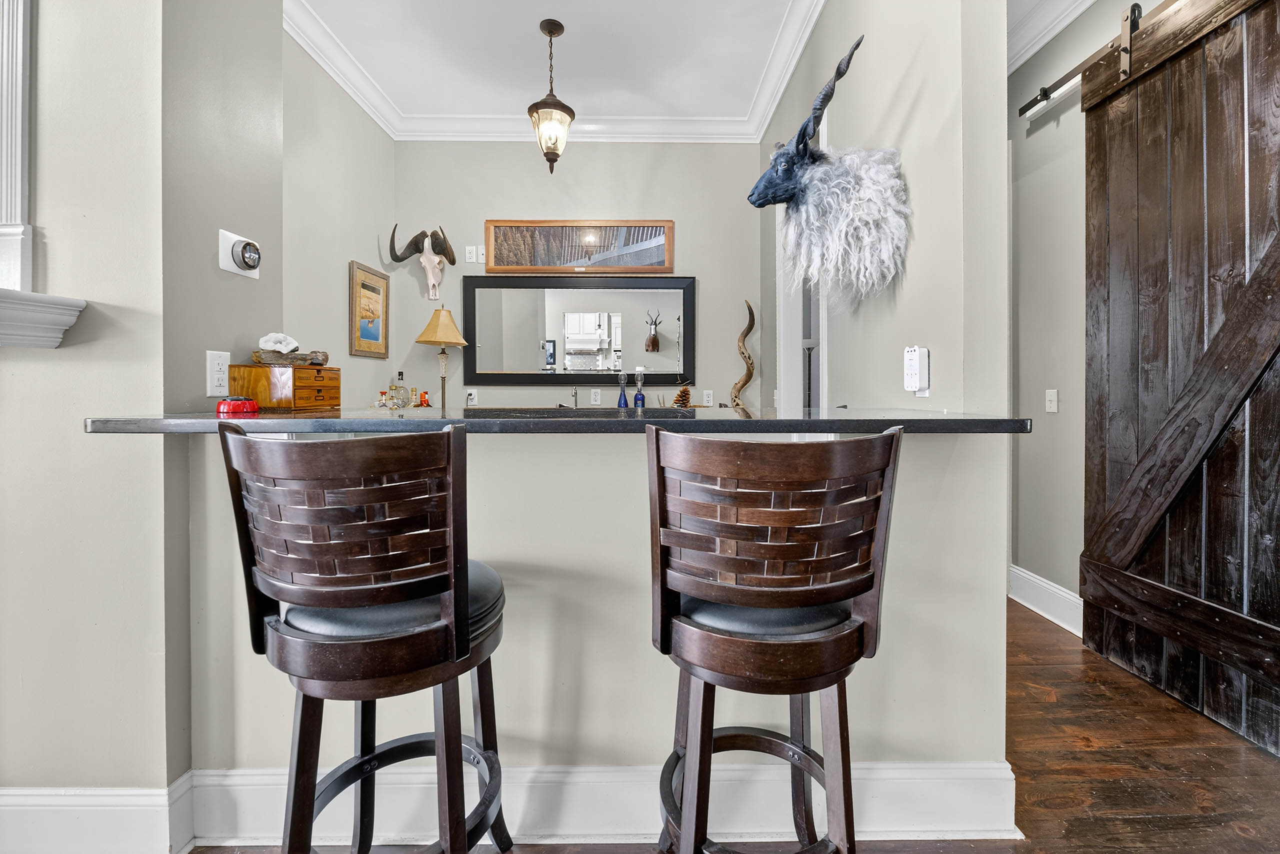 The Wet Bar — River Run riverfront estate